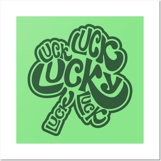 Luck of the Irish St. Patrick's Day Wall Art by Imp's Dog House